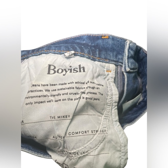 Boyish The Mikey Cropped Jeans Size 25 - Picture 9 of 9